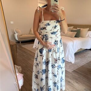 Abercrombie & Fitch Emerson Tie Strap Maxi dress